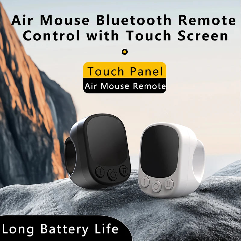 Mouse Ring Remote Control with Touchpad,Smart Automatic Screen Clicker