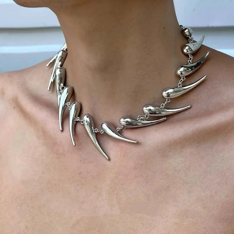 Thorn Chain Choker Necklace