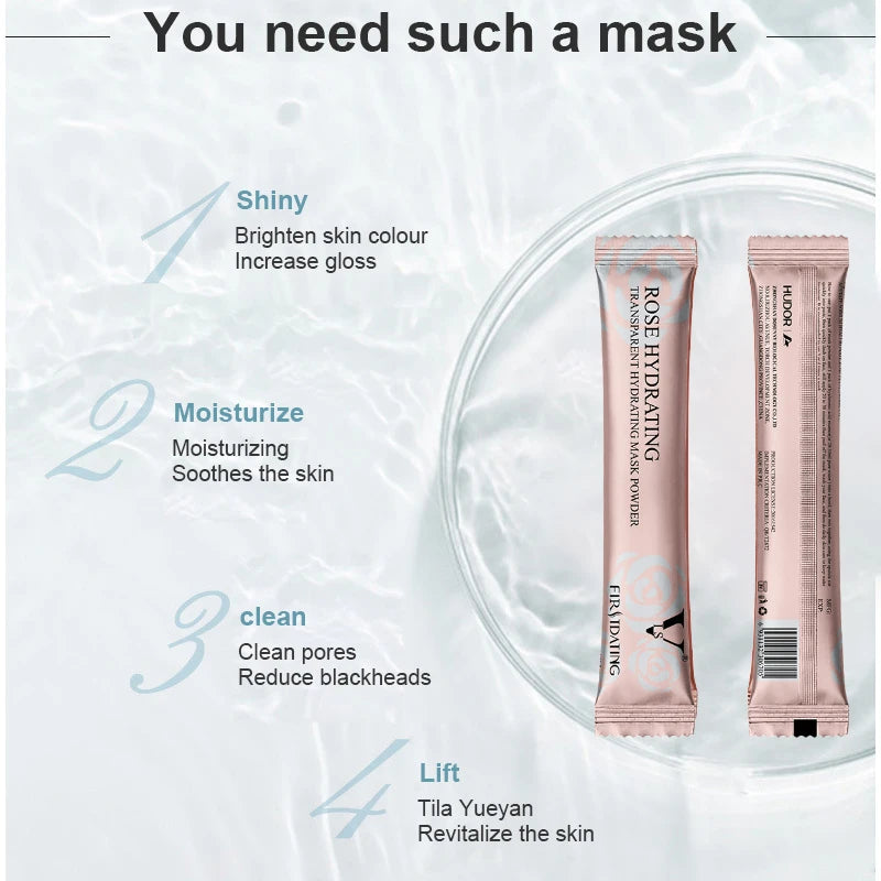 Moisturizing Salon SPA Soft Hydro Jelly Mask Powder Face Skin Care Whitening Rose Collagen Peel off DIY Rubber Facial Jelly mask