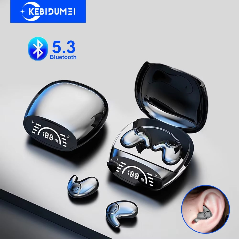 Invisible Mini Wireless Earbuds with Noise Reduction