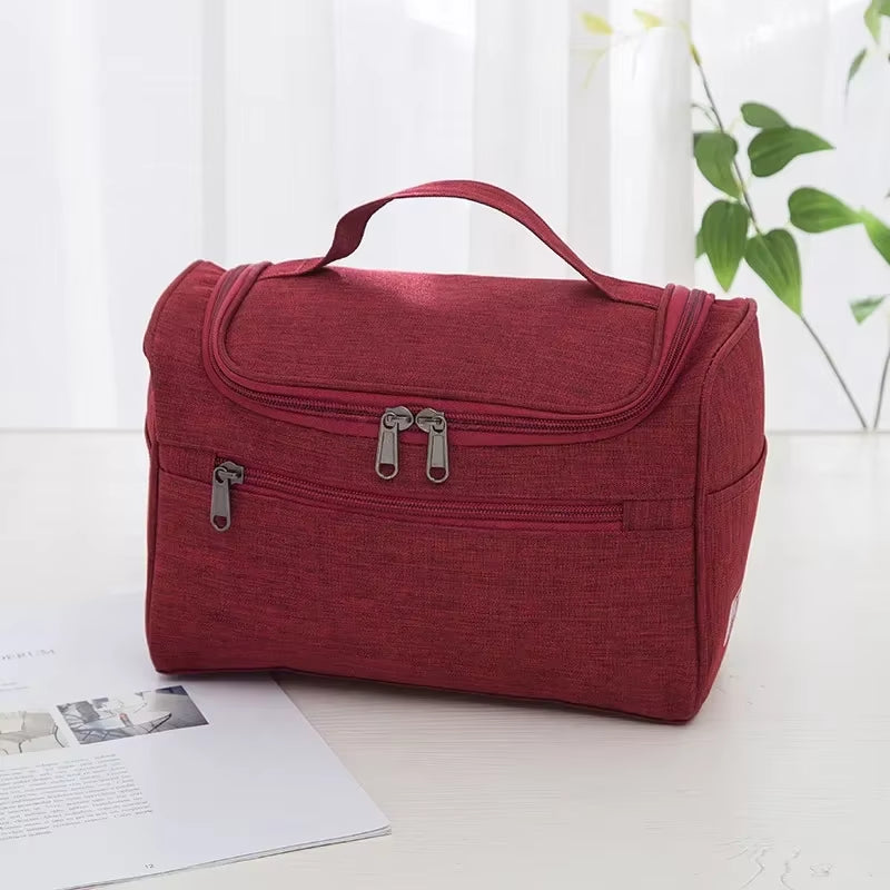 Spacious Cosmetic Bag Makeup Organizer Toiletry Pouch