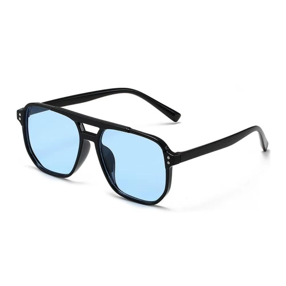 Square Frame Anti-UV Shaded Retro Sunglasses