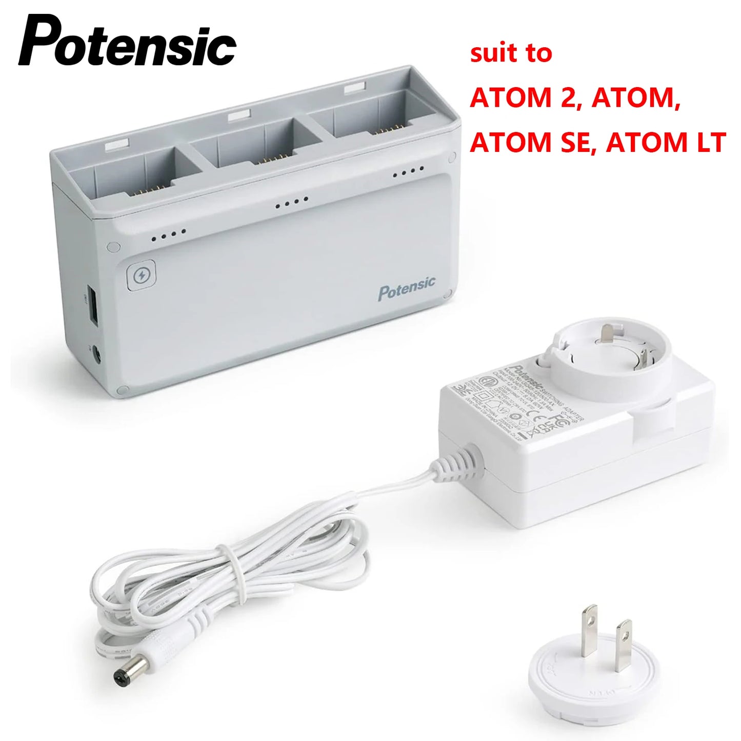 Origibal Parallel Charging Hub without Batteries for ATOM 2, ATOM, ATOM SE, ATOM LT