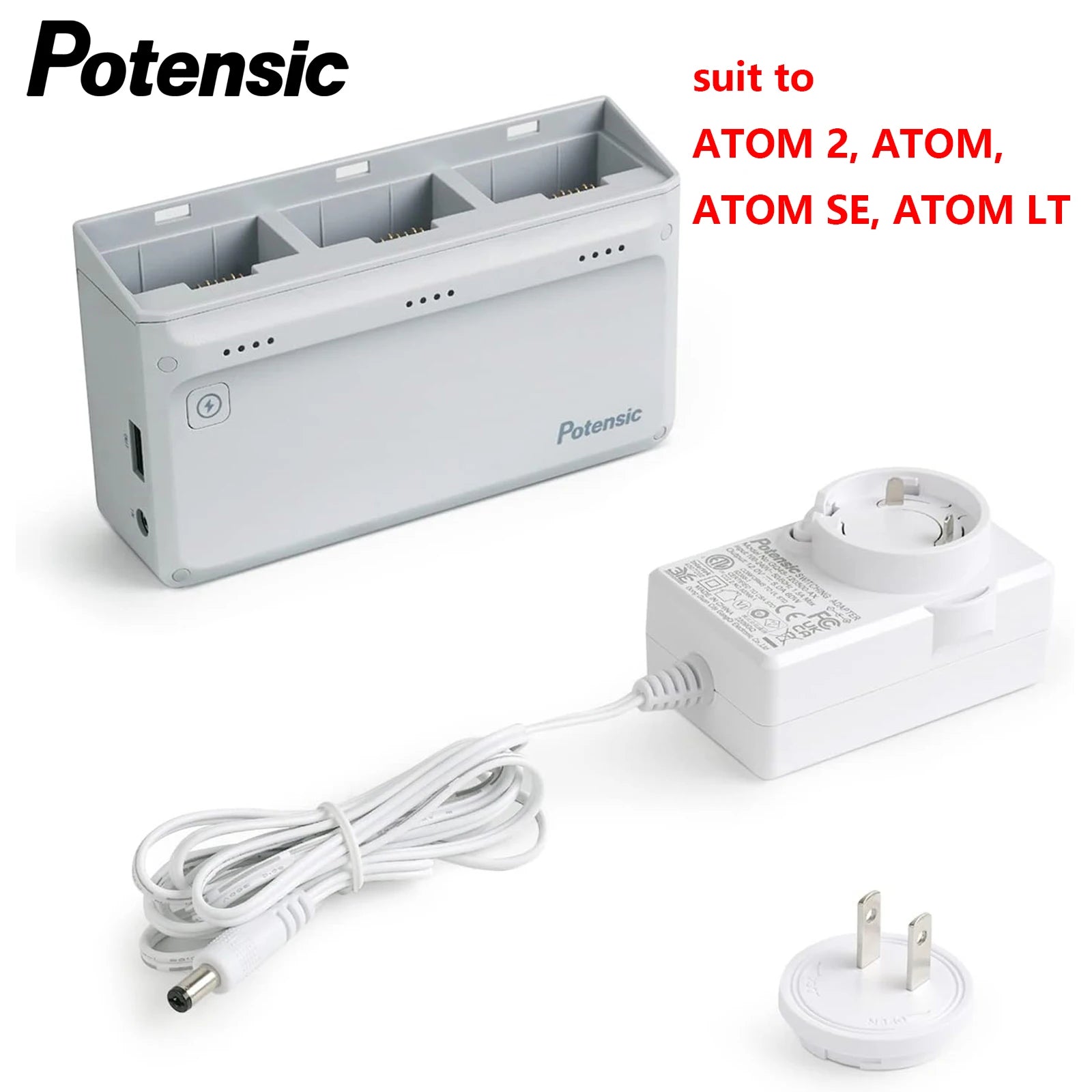 Origibal Parallel Charging Hub without Batteries for ATOM 2, ATOM, ATOM SE, ATOM LT