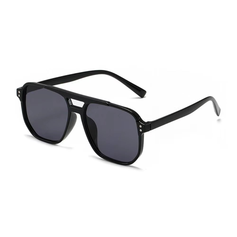 Square Frame Anti-UV Shaded Retro Sunglasses
