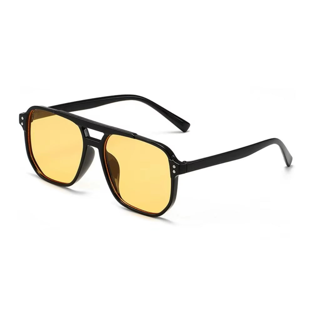 Square Frame Anti-UV Shaded Retro Sunglasses