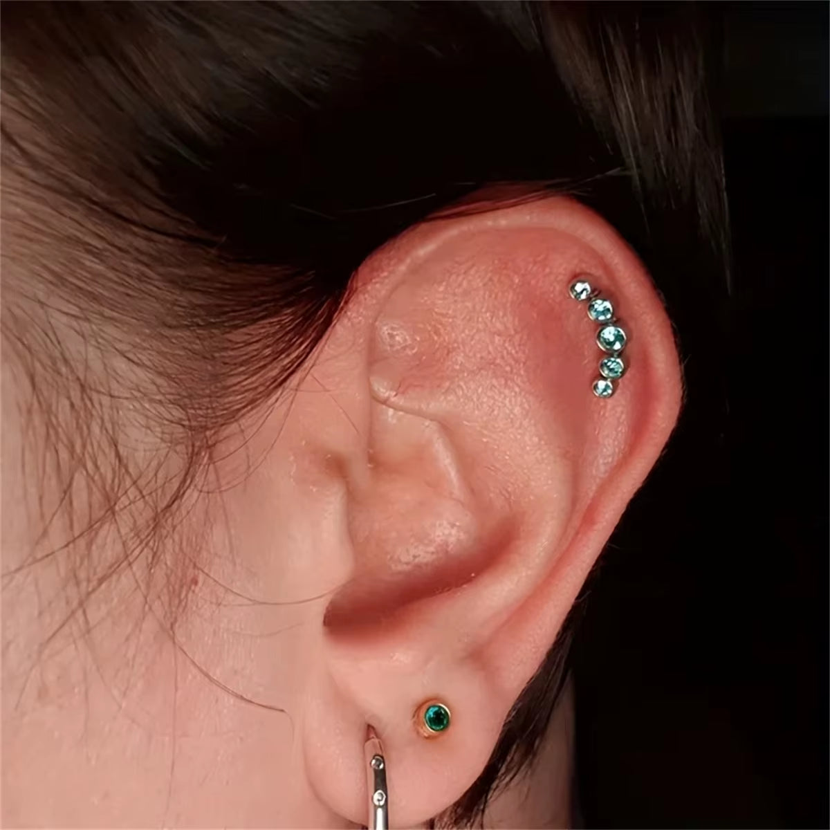 Stainless Steel Stud Tragus Earrings