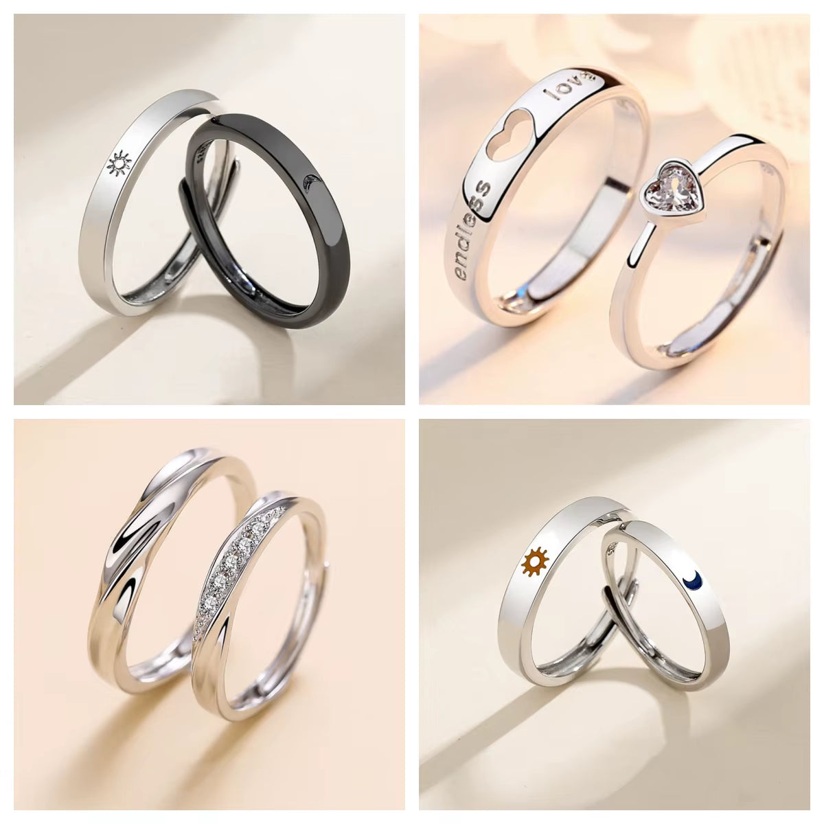 Elegant Matching Rings for Couples