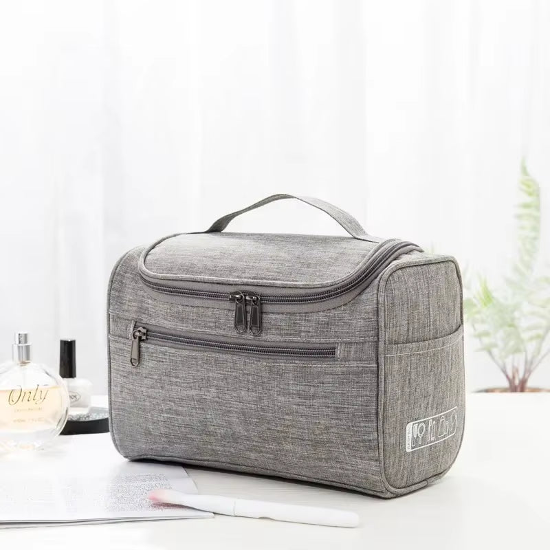 Spacious Cosmetic Bag Makeup Organizer Toiletry Pouch