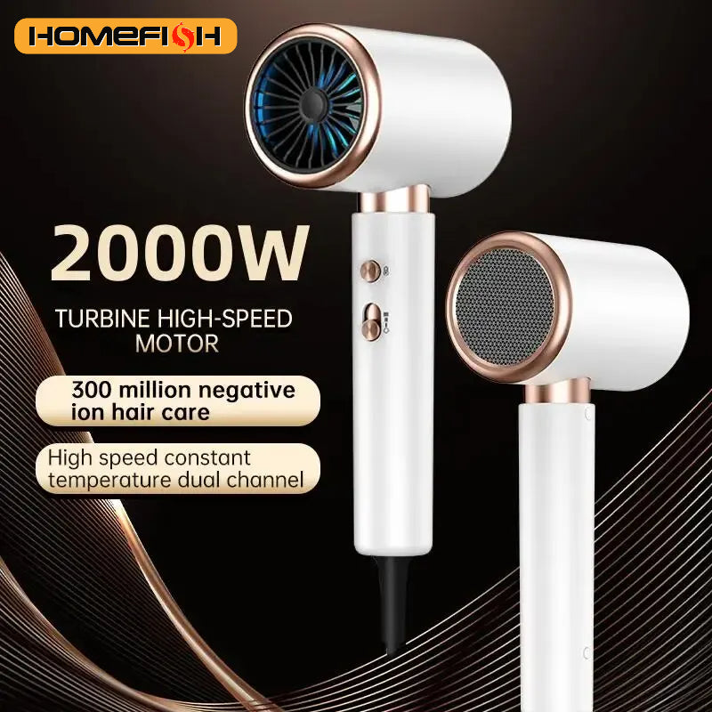 Ionic Professional Hair Dryer with Hot & Cold Air