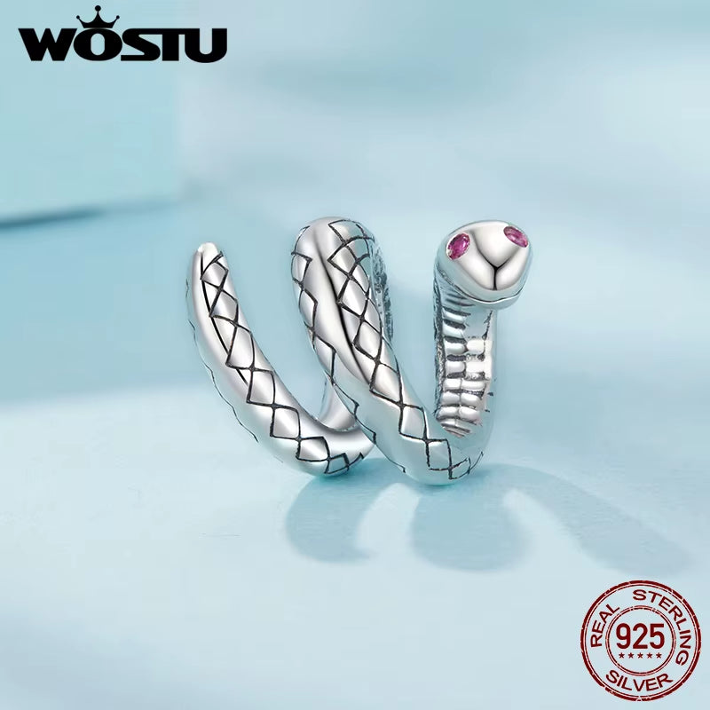 Vintage Silver Charm Bead For Bracelet DIY Jewelry Making