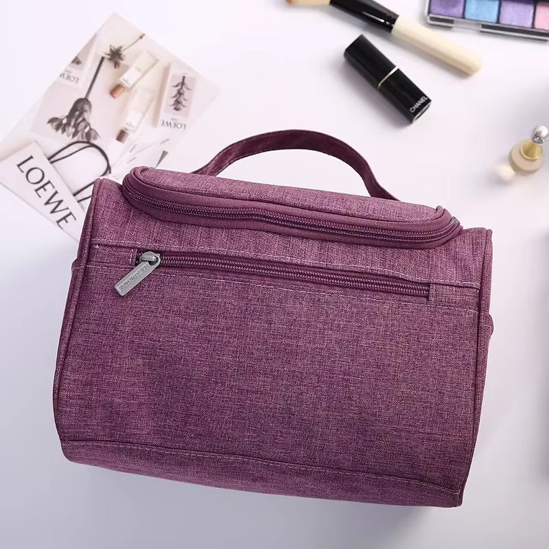 Spacious Cosmetic Bag Makeup Organizer Toiletry Pouch