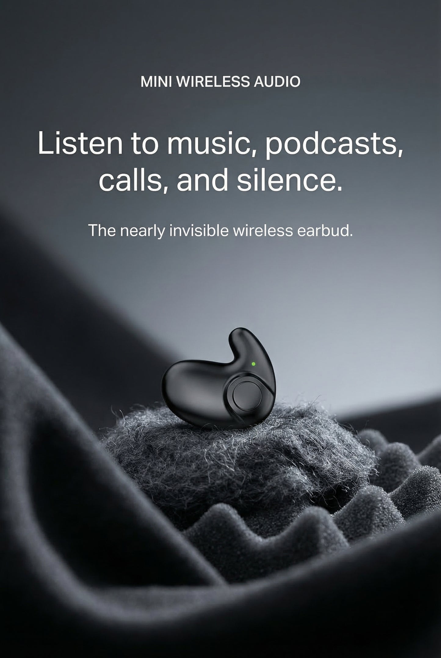 Invisible Mini Wireless Earbuds with Noise Reduction