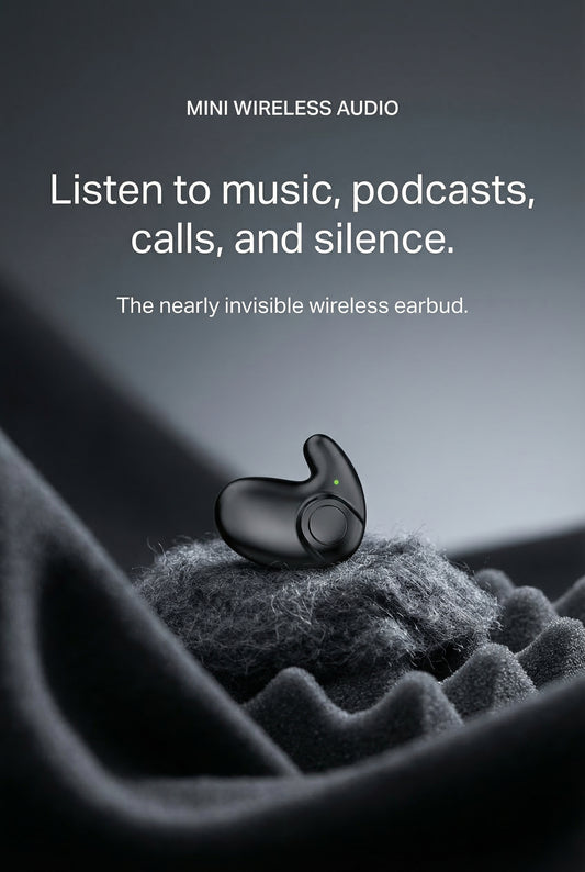 Invisible Mini Wireless Earbuds with Noise Reduction